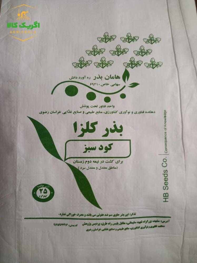 بذر کلزا کود سبز 25 کیلویی (کشت نیمه دوم زمستان)