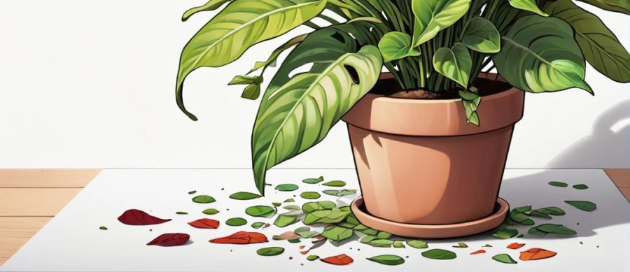 پیشگیری ریزش برگ در گیاهان آپارتمانی