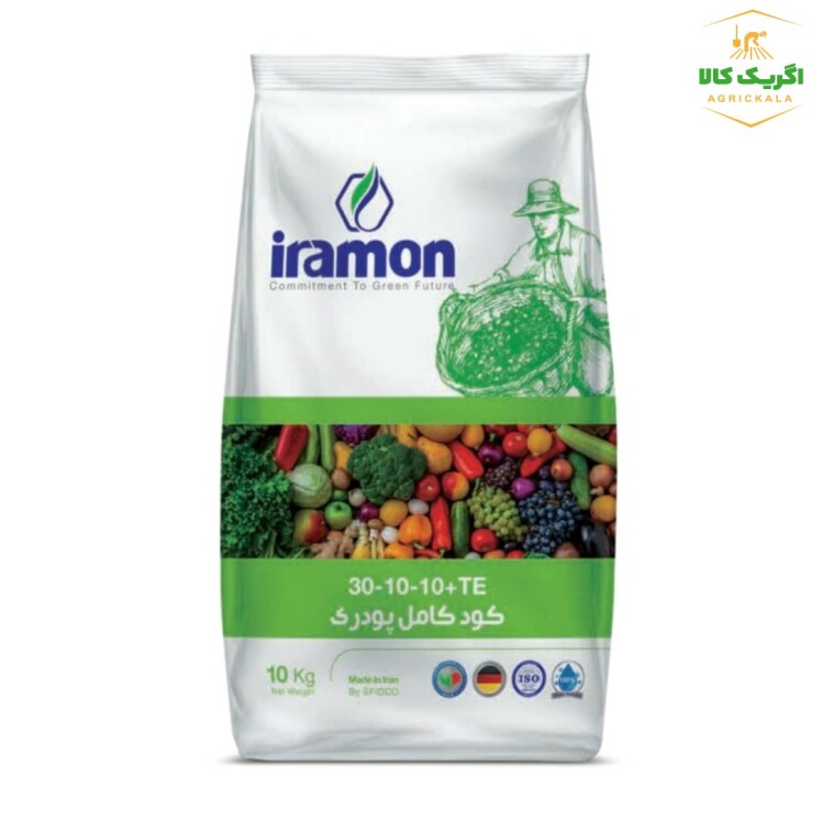 کود 10-10-30 NPK + ریزمغذی ایرامون